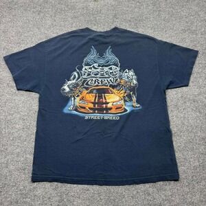 Y2k Street Breed Car Graphic Tee Distressed Size XL